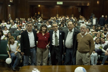 Pimpi Colombo y Guillermo Moreno con Autoridades del CEPS