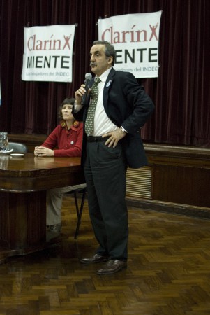 Pimpi y Guillermo Moreno